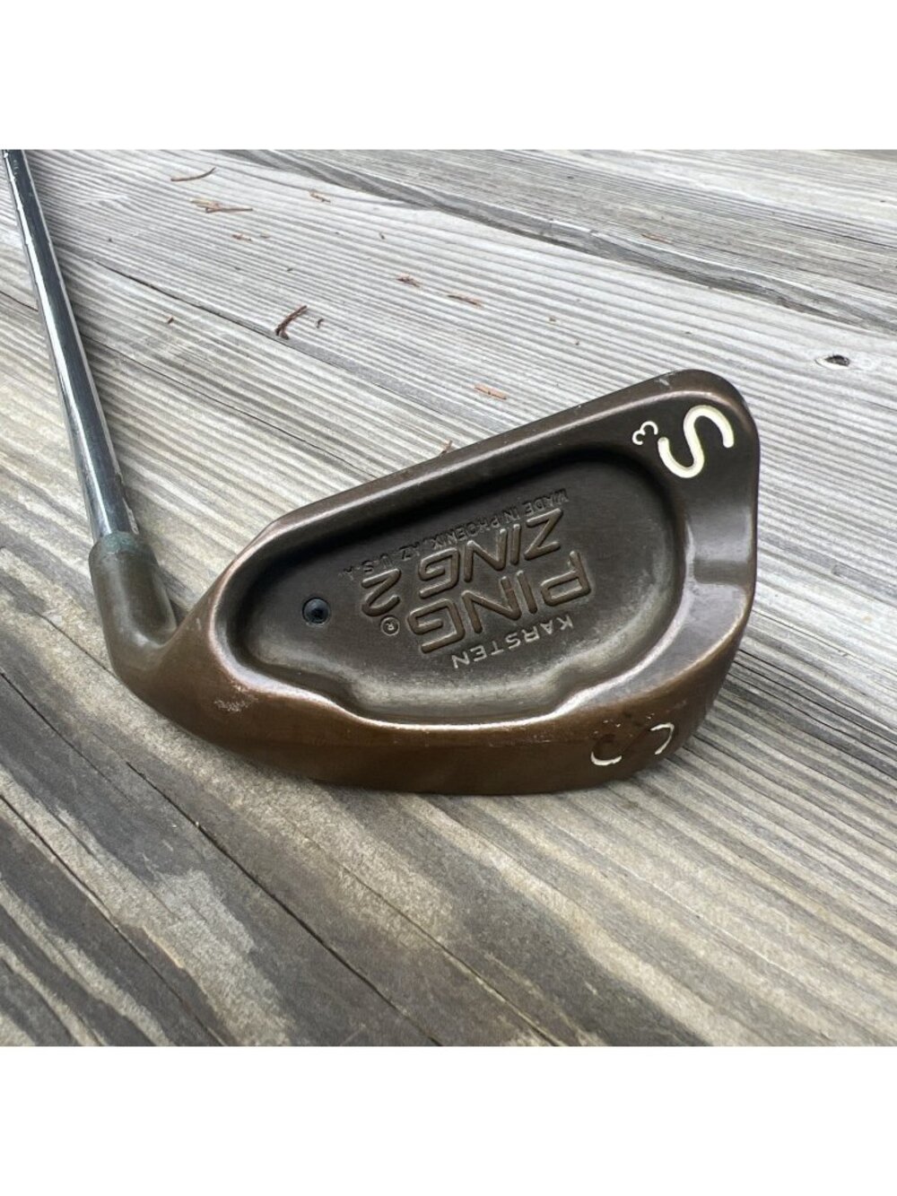 Ping Zing 2 Beryllium Copper BeCu Sand Wedge s3 Black Dot Steel Right Hand 35.5"